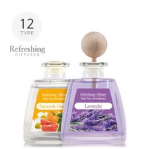 기분좋은 아로마 차량용 방향제 디퓨져 100ml (12종) +/PT210804EA, 캐모마일그레이프프룻