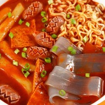논현동빨간떡볶이 밀떡 밀키트 주문제작, 1개, 550g, 기본맛/넙적당면