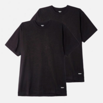 오베이 오베이 (131080300) 스탠다드 오가닉 반팔티 2팩 BLACK