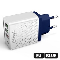 Elough 고속충전 PD 4.0 QC USB 포트 20W 벽 아이폰 11 프로 화웨이 샤오미, 04 EU PD and 3 QC