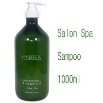 나인밀라 프로페셔널 살롱 스파 샴푸 1000ml /천연유래계면활성제 콜라겐함유 판테놀 두피진정효과 /정품(대량구매가능구성), 1개