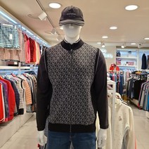 [임페리얼] 사이바에 골 조직이 멋스럽고 고급스럽운 운동시나 평상시에도 착용하기좋은 남성 방풍니트 베스트 I0A4401 인천논현