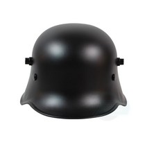 ww1 German m16 steel helmet 모터 자전거 안전 전투 세계 대전 1 repro elite m1916 stahlhelm for collection, 검은색