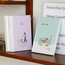 인디고 2024 오늘의 온도 행복 다이어리 (날짜형 위클리 B6), [M8 14-005789] 라벤더