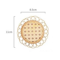 볼가 라탄 바구니 누빔 우드 대나무 꽃바구니 기숙사 수건 빨래 정리함 슬림 책상서랍 양철 공예 햄퍼 과일 야채 보관 손으로 짠 피크닉 수제 빵 커버 고리 버들 주방 보관, 7-쇼로