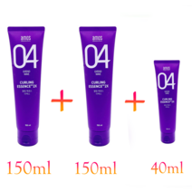 아모스 컬링 에센스 2 x 150ml 1 1 휴대용 40ml 스타일링 크림 컬업 헤어컬 미용실, 150ml 150ml 40ml