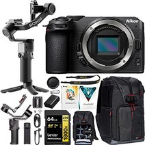 nikon z 30 미러리스 카메라 4k dx 바디 dji rs 3 미니 짐벌 스태빌라이저 키트 + 데코 기어 사진 백팩 + 64gb 고속 카드 앰프가 포함된 1737 영화