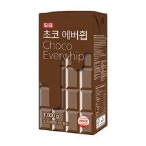 이홈베이킹 초코에버휩1kg - 아이스박스 별도구매제품, 아이스박스+아이스팩 포함, 1kg
