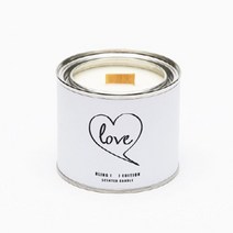 [천삼백케이] [블링에디션] LOVE IN HEART 캘리캔들 - 100g, PEONY