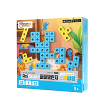 애니블록 퍼즐 챌린저 에브리원 노랑파랑, 노랑파랑 단품 + 액티비티북 추가구성