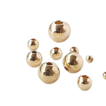 14k 골드필드 볼 2~3mm (100개) 구슬 팔찌만들기 DIY 악세사리만들기 비즈재료 비즈공예, 2mm (100개)