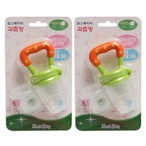 맘스베이비 실리콘 과즙망 리필, 그린2개