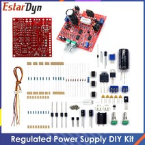 자동차 전방 감지 센서 0 30V 2mA 3A DC 조정 전원 공급 장치 DIY 키트 지속적으로 가능한 전류 제한 보호 전압 조정기 세트 597EA 3, 단일옵션