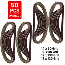 사포 샌더 샌더기 샌딩기 소형 미니 25pcs 100pc10pc샌딩 벨트 330x10mm 에어 핑거 연마 샌딩 60 80 100 120 그릿 팩 액세서리 키트, 50pcs