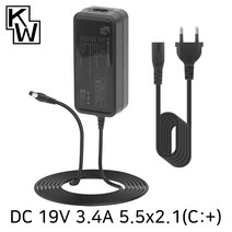 KW KW-A1934A 19V 3.4A SMPS 아답터(5.5x2.1mm/C:+)