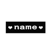 강아지 인식표 맞춤형 개 이름 태그 K9 하네스 칼라 라벨 스티커 애완 동물 태그 2, 없음, 15.name with heart - 3X11cm