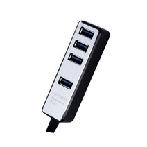 iETOP C타입 USB3.1 멀티 허브 (T3-09) 4포트 초고속 데이터 전송, 은색