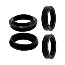 GHSHOP 500용 프론트 포크 쇼크 오일 씰 및 더스트 씰 세트, 4.6cmx5.8cmx1.1cm, 검은색, 고무