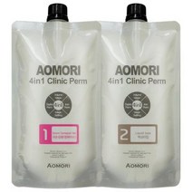 아오모리 4i 클리닉 펌 400ml+400ml 1제극손상모발용+2제액상, 4in1 클리닉 펌 400ml+400ml