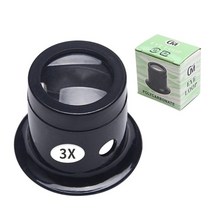 루페 루빼 루배 보석상 시계 돋보기 도구 3x 5x 10x 15x 20x 휴대용 단안 돋보기 loupe lens for eye magnifier len, 3배