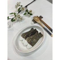 [철수네도예공방 ]은빛 물고기수저받침/도자기 수저받침/물고기수저받침, 안함