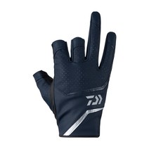 다이와 인조 가죽 장갑 3컷 DG-2223 낚시 장갑, 1개