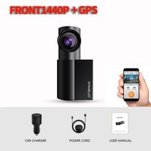 차량운행기록장치 커넥티드 dash cam front and rear auto car, 전면1440p GPS, 없음