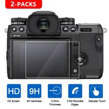 2Pcs 강화 유리 후지 필름 X-T1 X-T2 X-T3 X-H1 X-T100 XF10 X-T20 X70 X-T10 X100T X100F X-E3 X-Pro2, 06 X70