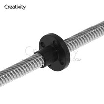 3D프린터부품 3D 프린터 부품 블랙 TR8 리드 스크류 POM 너트 사다리꼴 나사 2mm 8mm CNC 액세서리 1 피스, 01 lead 2mm