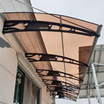 캐노픽스 1500x6900 브라켓 도매 렉산 물받이 창문 지붕 캐노피 처마 물받이, 회색틀 그린렉산