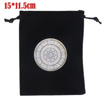 타로카드 TAROT 타로마스터 벨벳 달 단계 타로 오라클 카드 보관 가방 룬 문자 별자리 마녀 운세 액세서리 쥬얼리 주사위 가방, [20] 20 (15x11.5cm)