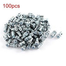 1+1 2개 자전거브레이크케이블 자전거 브레이크 전선 튜브 와이어 테프론 테플론 케이블 기어 변속 겉선 속motoforti 5mm 직경 라인 고정 나사 패스너 오토바이 범용, 100개