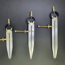 [당신의가죽] Basic 디바이더 콤파스 크리져 가죽 공예 소형 중형 대형, 대형(길이:19.5cm)