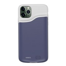 리아 대용량 아이폰 11 PRO MAX 전용 고속 충전 보조 배터리 일체형 케이스, 네이비, 아이폰11Pro Max