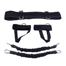 셀프테니스 혼자 스윙연습 적합 되튐 훈련자 로프 저항 밴드 운동 장비 농구 테니스 달리는 다리 힘 민첩성 훈련 견장, YD40-black-20lbs