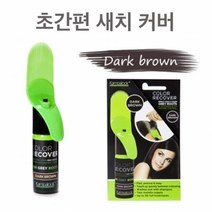 컬러 스프레이 헤어 새치 염색 커버 미팅 다크브라운, 2. 블랙