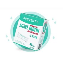 (최신유통기한 2025년 3월 1일) 프리벤티 아가베 이눌린 전성분 100% 유기농 프리바이오틱스 3g x 40포