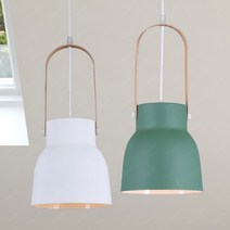 스틸 조명 그레린 우드 우드조명 디자이너 원목 우드등 하얀불 팬던트 8W 엘이디 펜던트 블랙 LED벌브램프, 단품