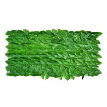디자인휀스인공 잎 정원 울타리 스크리닝 롤 uv 페이드 보호 개인 정보 보호 화면 정원 울타리 야외 뒤뜰 웨딩 장식 담장, 협력사, 0.5x1m 녹색 잎 B