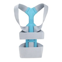 보이지 않는 가슴 자세 교정기 척추 측만증 등 벨트 어깨 의료 치료 지원 교정, 회색, l
