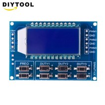 전기발전기 3 방향 신호 발생기 PWM 펄스 주파수 듀티 사이클 다기능 모듈 LCD 디스플레이 1Hz-150Khz 3.3V-30V 보드, 1개, 단일, 단일