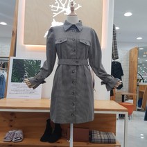 체크카라원피스LW61AXOP571B