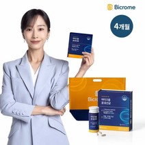 바이크롬 코 유산균 30캡슐 X 4박스 (4개월분), 단품, 단품