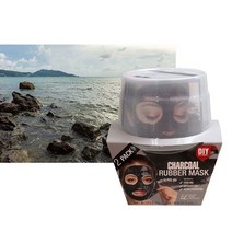 린제이 컵팩 마스크팩 차콜 러버 65g 2팩 팩 시트 패치 주름 미간 팔자 이마 얼굴 세멘, 단품, 단품