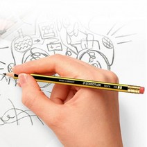 BVF555435스테들러 노리스 지우개 연필 122 HB 10개 색연필 코끼리색연필 수정액 지우개연필, 상세페이지 참조, 상세페이지 참조