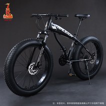 MTB 자전거 팻바이크 21 24 26 27 30 인치 100mm, 21단  Haoyue 흰색  24인치