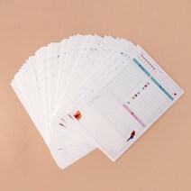 6공 다이어리 속지 데일리 리필용지 45매(A5), 상세페이지 참조