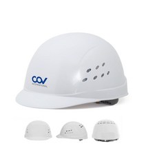 가볍고 통풍잘되는경작업용 백색 안전헬멧 낙하물 건설 전기 절연 벌목, 1개