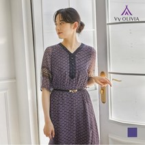 [올리비아로렌] 에스닉 쉬폰 원피스_VVCOAYM6136