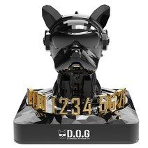도그독 향기나는 프리미엄 크리스탈 2in1 주차번호판, 도베르만_메탈릭골드, 미드썸머나잇, 1개